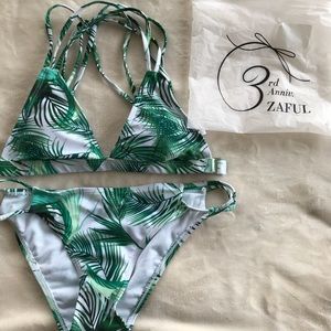 Palm leaf zaful swimsuit